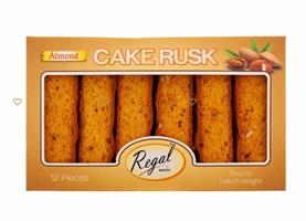 Regal Cake Rusk Almond 9X12stk