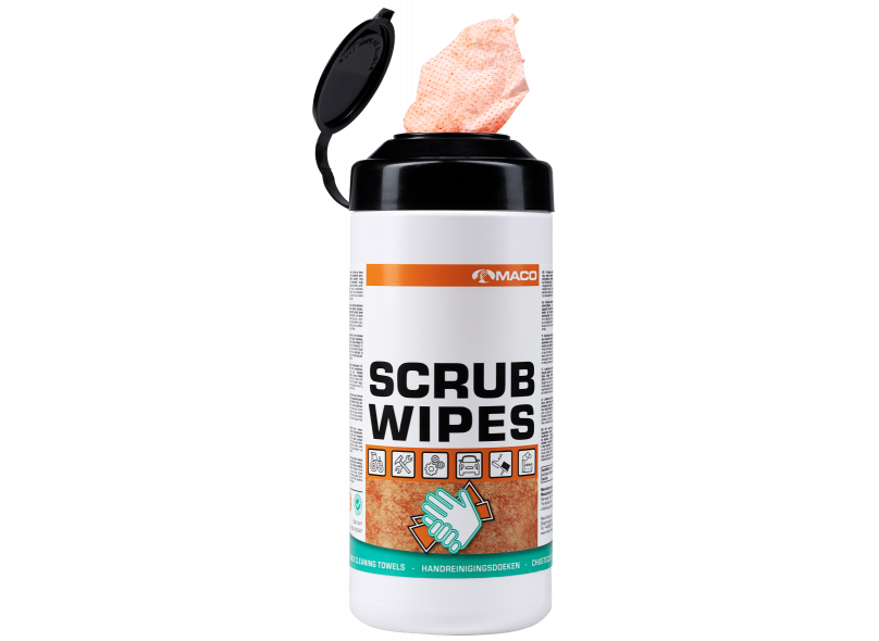 MACO Scrub Wipes Extreme Orange 75st