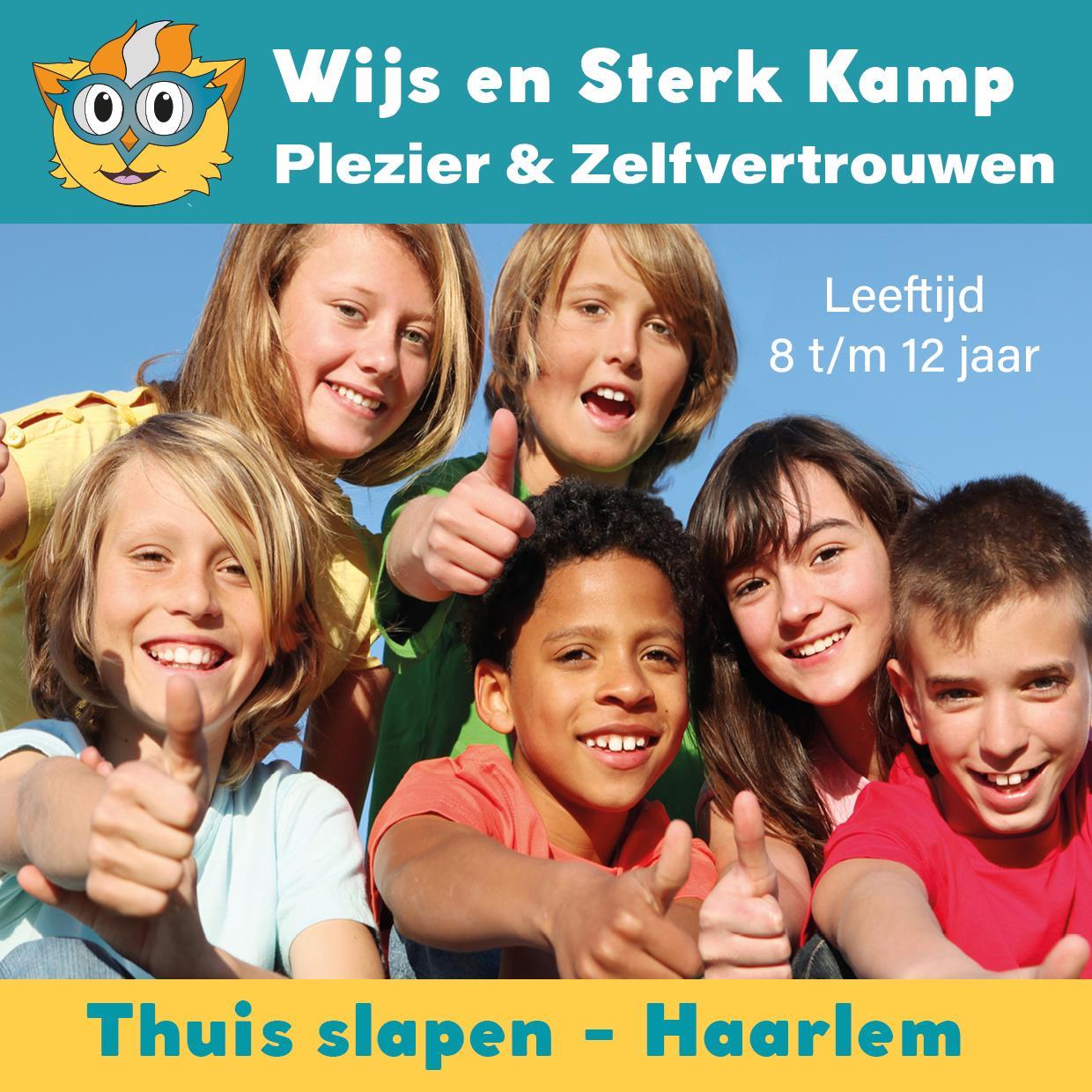 Mei  2023 - Wijs en Sterk-dagkamp Haarlem 😃💪🏻  Thuis slapen