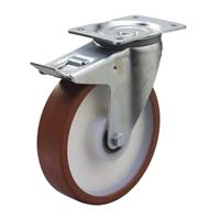 Castor wheel Ø100 mm w/ brake