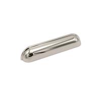 Skålhandtag Saluto - c/c=96 mm - Förnicklad