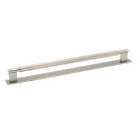 Handtag Arpa med bricka - c/c=320 mm - Rostfri look