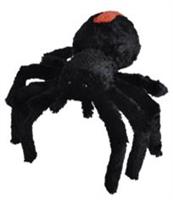 Spindel, svart med rött på bakkroppen, 30cm