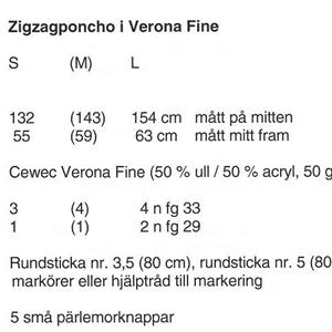 Zigzagponcho i Verona Fine