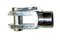 Gaffelhuvud M10, kpl med ES-bult