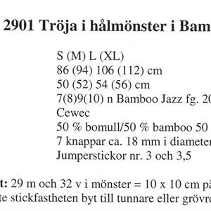 Tröja i hålmönster i Bambo Jazz