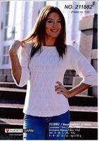 Sweater med mönsterst i Blend