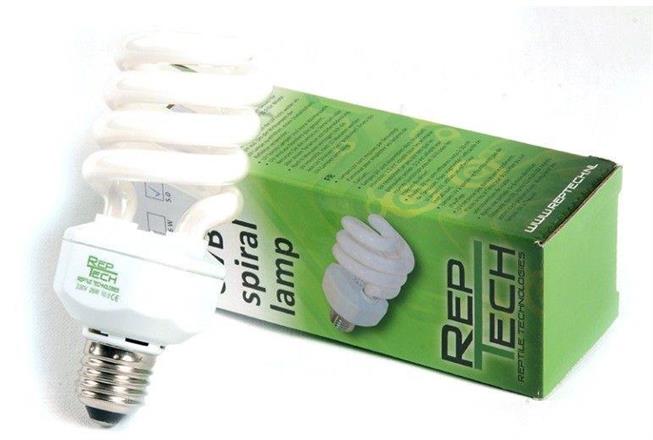 RepTech Spiral Lamp 13-26W 5.0-10.0 UVB (6 varianter)
