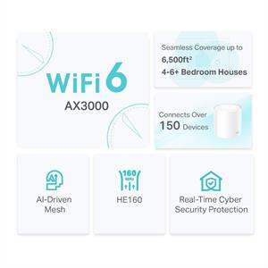 TP-Link Deco X50 Router Mesh Wi-Fi 6 3-pack