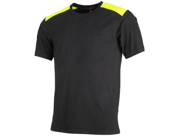 T-Shirt Svart/Hi-Vis