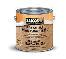 Saicos Premium Hardwax Oil Satin Matt Colourless 2500 ml