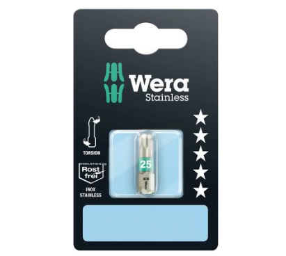 Wera rostfria bits 25mm