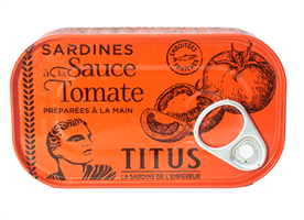 Titus Sardine in Tomato Sauce 48X125g