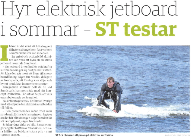 Sundsvalls Tidning testar ESURF!