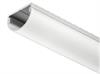 Led aluprofil låda 18*12.5mm rund milky