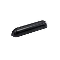 Skålhandtag Saluto - c/c=96 mm - Svart