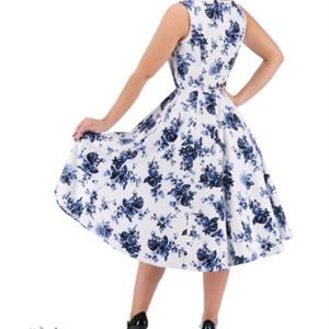 REA Blue Rosaseae Swing Dress