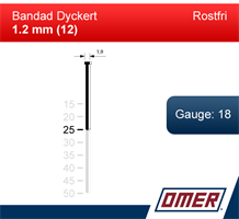 Dyckert 12/25SS Rostfri 7M