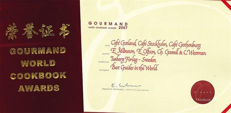 Gourmand 2007-diplom