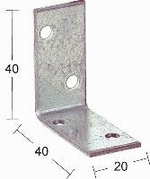 MINIVINKEL 55 2X40X40X20MM GALV