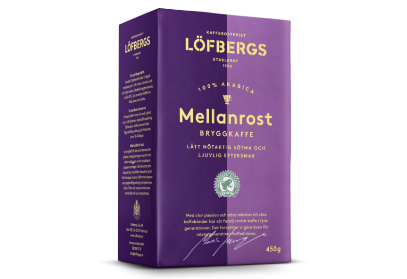 Kaffe Löfbergs Mellanrost brygg 450g