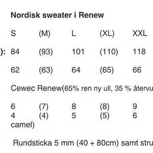 Nordisk sweater i Renew Wool