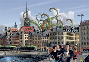 Poster - Flykten över Slussen