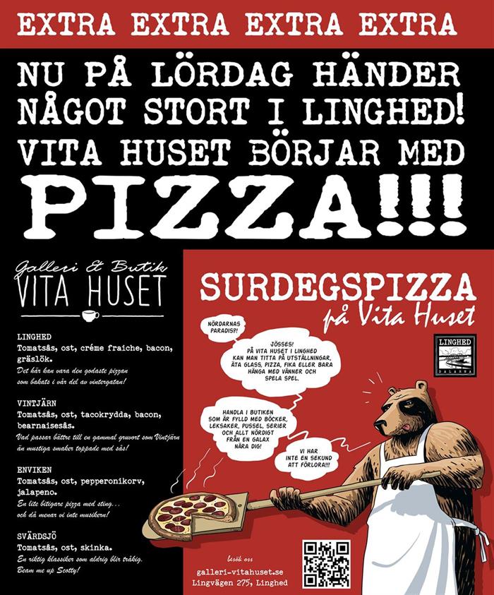 På midsommardagen börjar vi med pizza :)