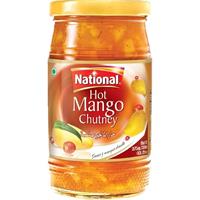 National Hot Mango Chutney 12X375 gm