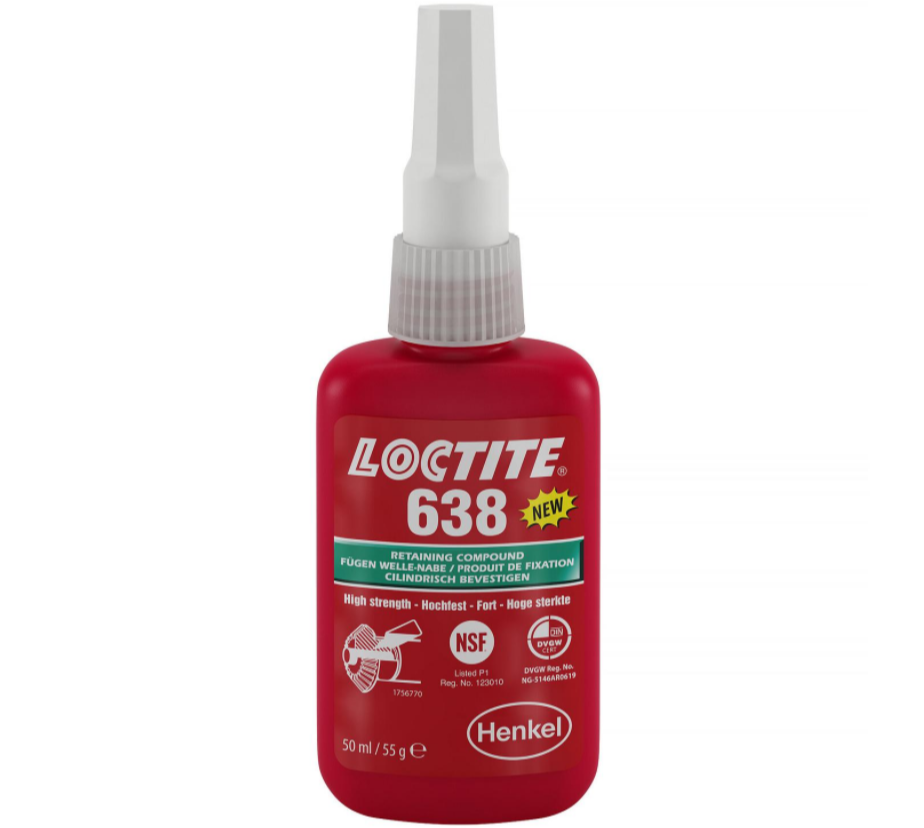 Loctite 638 50 ml,Cylindrisk Fastsättning