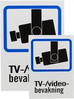 Skylt TV/Video-bevakning A4 & A5
