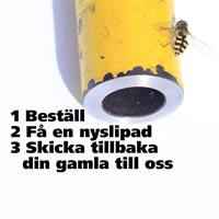 Omslipning av gul/silver-hätta