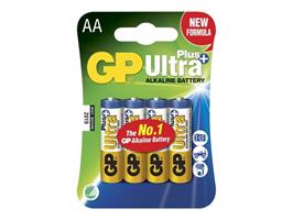 Batteri GP AA Ultra Plus Alkaline  4-p LR6