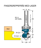 Fingergreppsfräs med styrlager M-198