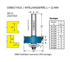 Falsfräs L=12 D=32 S=8 SL=37