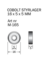 M-165 Kullager 16 x 5 x 5 mm