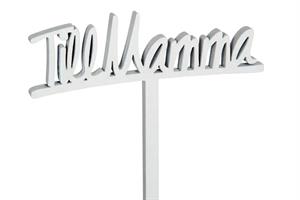 Till mamma text stående på pinne 24/fp