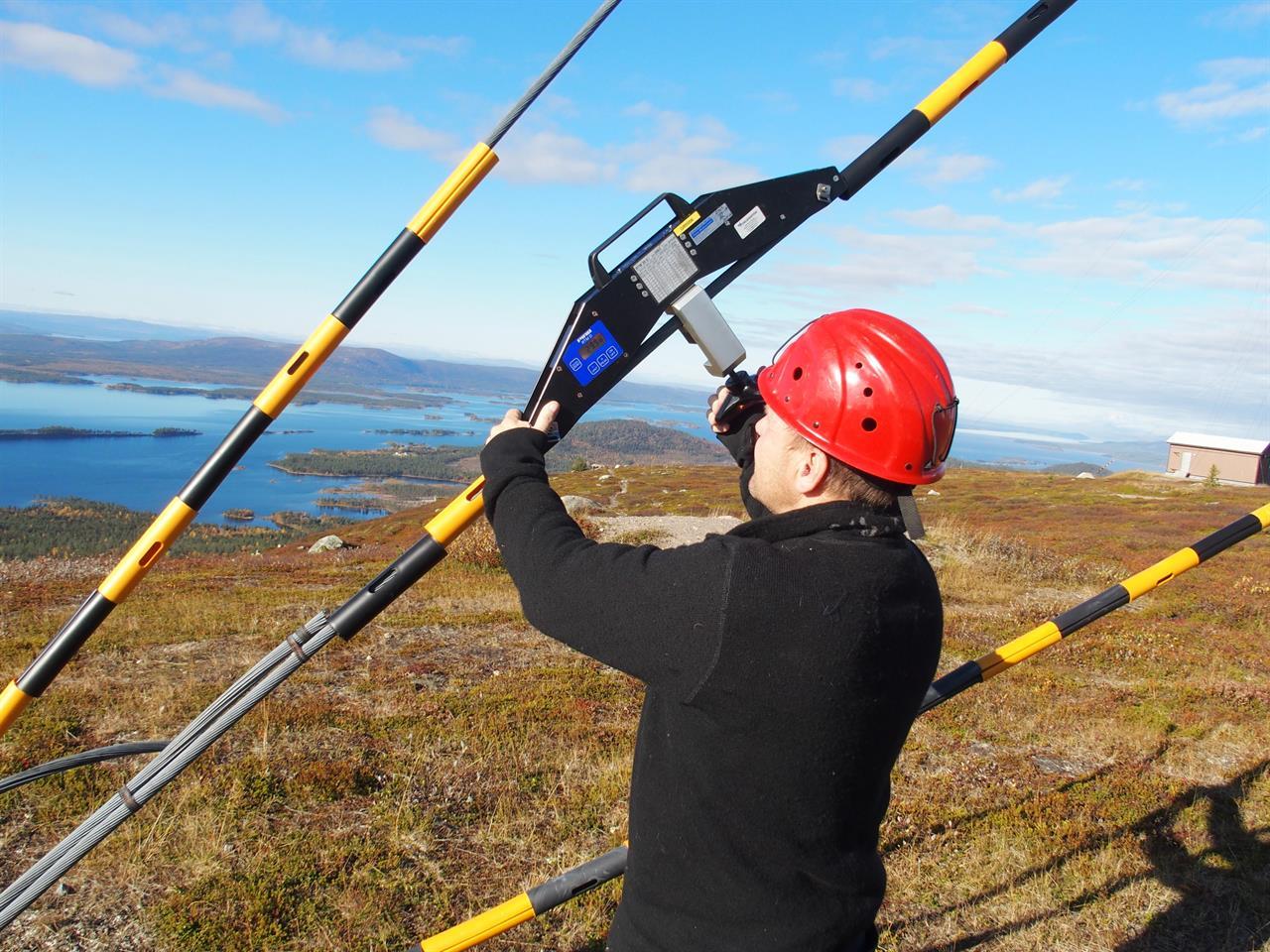 PIAB/Gigasense Staglinemätare, linkraftmätare, The PIAB Rope Tenson Meter RTM-D 