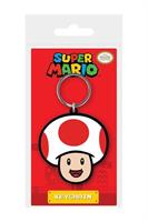 Super Mario Rubber Keychain, Toad