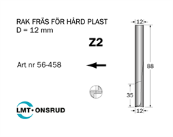 Notfräs D=12 L=35 TL=88 S=12