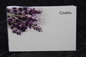 Oasis Kort Grattis Lavender