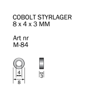 M-84 Kullager 8 x 4 x 3 mm