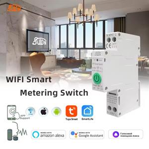 Smartrele 40A Metering wifi Din1 format