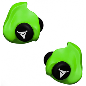 Decibullz Custom Molded Earplugs, Green