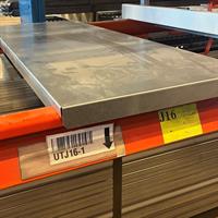 Iläggsplåtar till pallställ 1123x445 mm bockad kant beg