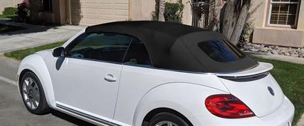 Sufflett New Beetle 12-18 el tyg svart glas defroster