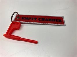 Kivääri Chamber Flag (Punainen) - avaimenperällä 