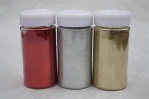 Glitter löst i burk ca 250 gram olika färger