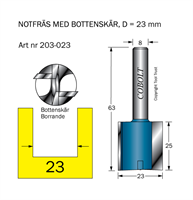 Notfräs D=23 L=25 TL=63 S=8