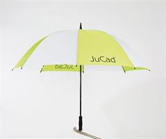 JuCad Golfparaply inkl. Titaniumpigg, Grön / Vit